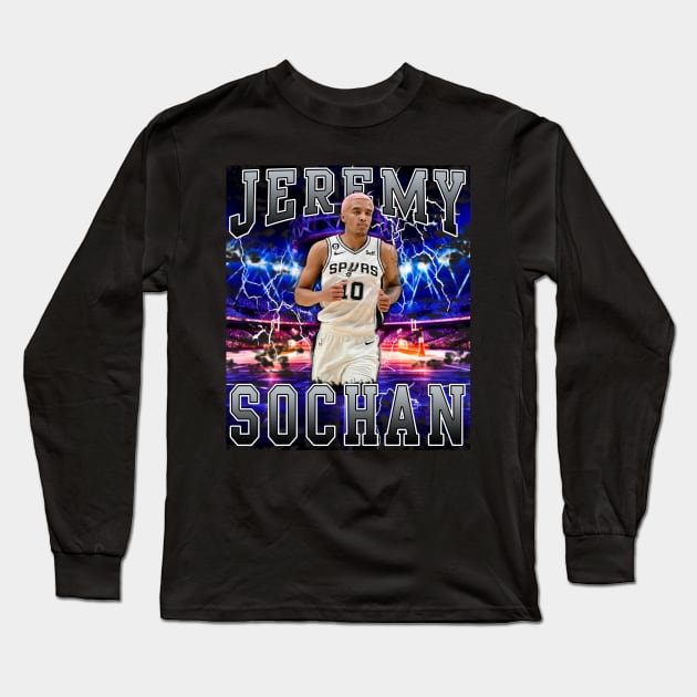 Jeremy Sochan Long Sleeve T-Shirt by Gojes Art